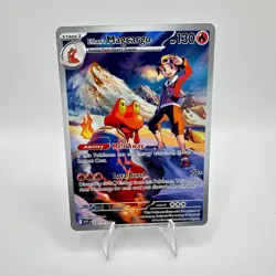 Pokemon Ethan's Magcargo 222/217 Illustration Rare IR Holo TCG Card - Image 1