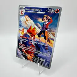 Pokemon Ethan's Magcargo 222/217 Illustration Rare IR Holo TCG Card - Image 2