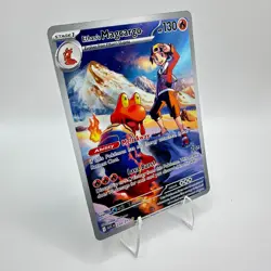Pokemon Ethan's Magcargo 222/217 Illustration Rare IR Holo TCG Card - Image 3