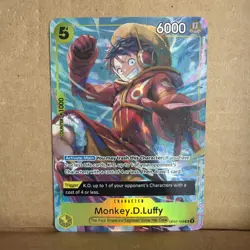 One Piece Monkey.D.Luffy Super Rare Foil OP07-109 Promo Card (A) - Image 1