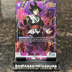 Goku Black FB02-039 Alt Art CHAMPIONSHIP GOLD Foil Dragon Ball Super Card | LP - Image 1