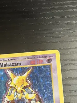 Pokemon TCG Alakazam 001/102 Base Set (Shadowless) Vintage Holo WOTC 1999 HP - Image 4