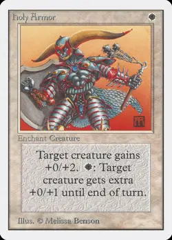 Holy Armor Unlimited NM White Common MAGIC THE GATHERING MTG CARD ABUGames - Image 1