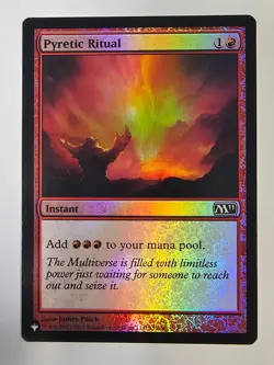 Mtg - Pyretic Ritual (Foil) - The List Reprints (LIST) - Common - #153 - NM - Image 1