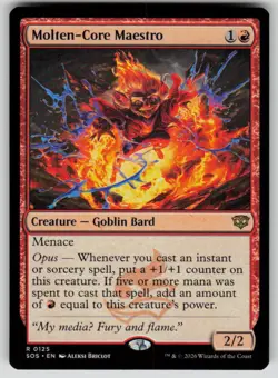 Molten-Core Maestro Rare Secrets of Strixhaven 125 MTG Near Mint 2026 - Image 1