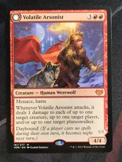 MTG Volatile Arsonist Dire-Strain Anarchist Innistrad: Crimson Vow 181/277... - Image 1