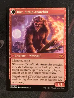 MTG Volatile Arsonist Dire-Strain Anarchist Innistrad: Crimson Vow 181/277... - Image 2