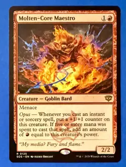 Molten-Core Maestro | 125 | Regular | R | Secrets of Strixhaven | LP - Image 1