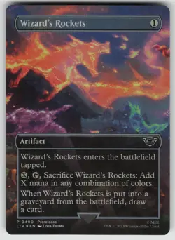Wizard's Rockets (Borderless) Foil C Universes Beyond: LotR MTG - Image 1