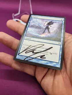 MTG Dispel Signed Worldwake Vance Kovacs Artist Black Vintage Legacy CCGHouse RD - Image 3