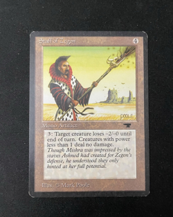 Staff of Zegon - Antiquities 1994 NM/LP Vintage MTG Magic The Gathering - Image 2