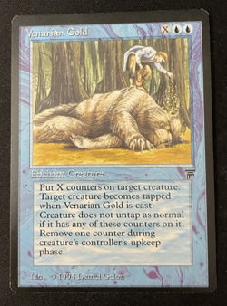 Venarian Gold - Legends (1994) - NM Near Mint Vintage Magic MTG - Image 1