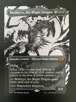 SKITHIRYX, THE BLIGHT DRAGON MTG MOM Multiverse Legends Mythic NM English #17 - Image 1