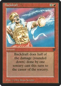 Backdraft Legends NM Red Uncommon MAGIC THE GATHERING MTG CARD ABUGames - Image 1