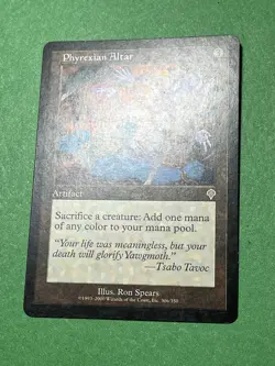 **Phyrexian Altar** ~Invasion~ MTG: Magic the Gathering, Moderate Play (MP) - Image 3