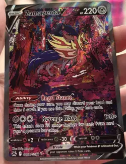 Pokemon Zamazenta V Ultra Rare Holo Crown Zenith Galarian Gallery GG54/GG70 220… - Image 2