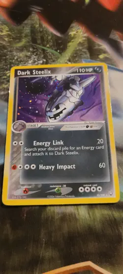 Pokemon TCG - Dark Steelix 10/109 EX Team Rocket Returns Holo Foil Card - Image 1