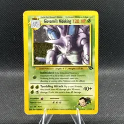 Giovanni's Nidoking 7/132 Gym Challenge Holo LP- Pokemon TCG Wizards Of TheCoast - Image 1