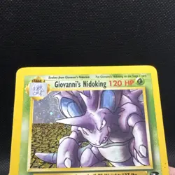 Giovanni's Nidoking 7/132 Gym Challenge Holo LP- Pokemon TCG Wizards Of TheCoast - Image 3