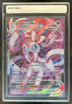 2021 Pokemon SWSH Evolving Skies Sylveon VMAX #075/203 - Image 1