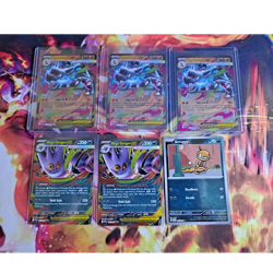 Pokemon TCG Mega Gengar EX & Scraggy Foil Lot (6) Nintendo Card Set - Image 1