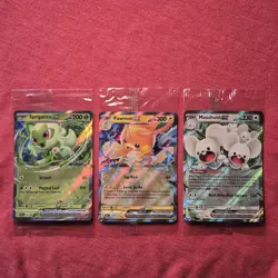 Pokemon Paldea Adventure Chest Promo: Sprigatito SVP087 Pawmot Maushold - Sealed - Image 1