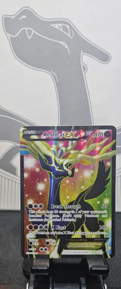 Pokemon Xerneas EX 146/146 Ultra Rare 2014 XY Base Set LP SEE PICS - Image 1