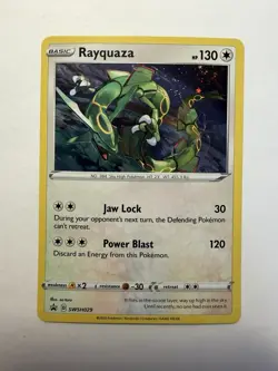 Rayquaza SWSH029 Holo Promo Sword & Shield Promo Pokemon Holo - Image 1