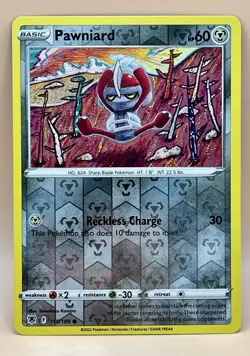 Pawniard 115/189 – Astral Radiance (Reverse Holo) - NM - 2022 Pokemon TCG - Image 1