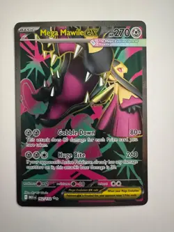 MEGA MAWILE EX 162/132 MEGA EVOLUTION ULTRA RARE POKEMON NM/M AKY CG WORKS - Image 1