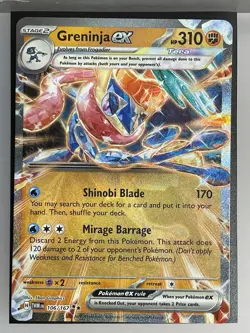 Greninja ex 106/167 Double Rare Twilight Masquerade Pokemon Near Mint - Image 1