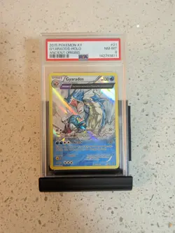 2015 Pokemon XY Gyarados-Holo PSA 8 NM-MT 21/98 Ancient Origins - Image 1