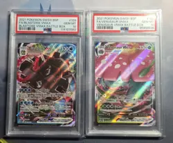 Venusaur Vmax & Blastoise Vmax Battle Box PSA 10 Gem Mint Pokemon SWSH - Image 1