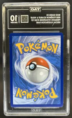 2025 Pokemon Prismatic Evolutions Iron Hands ex #154/131 TAG 10 - Image 2