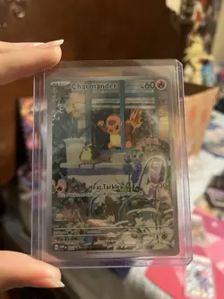 Charmander 044 Promo Pokemon TCG Obsidian Flames Illustration Rare NM BLACK STAR - Image 2
