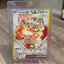 The Pokemon Company Eevee ex 174 SV Black Star Promos Tera Holo Promo 2025 - Image 1