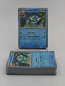 LOT OF 47 Vaporeon 168 Scarlet & Violet Black Star Promo Cosmos Holo Pokemon TCG - Image 2