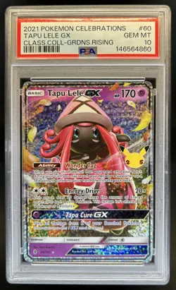 2021 Pokemon SWSH Celebrations Tapu Lele Classic #60/145 PSA 10 - Image 1