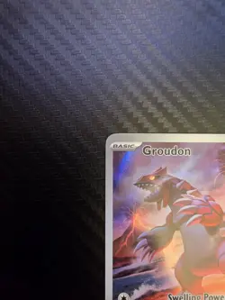 Pokemon Groudon Illustration Rare Holo SV04 Paradox Rift 199/182 Basic 130HP - Image 3