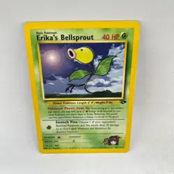 Erika's Bellsprout 38/132 Uncommon Gym Challenge Pokemon Unlimited LP - Image 1
