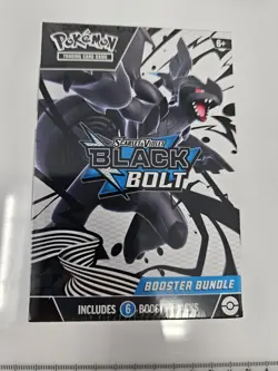 Pokemon TCG Scarlet Violet Black Bolt Booster Bundle New Sealed - Image 1