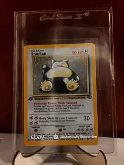 Pokemon Snorlax Jungle Holo 1st Edition 11/64 Rare 1999 mint center for grading - Image 1