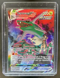 2022 Pokemon SWSH Silver Tempest Rayquaza VMAX Trainer Gallery Holo #TG20/TG30 - Image 1