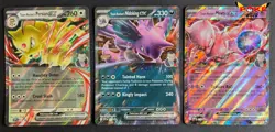 3 x Promo cards Pokemon Team Rocket (Fall 2025) Tins - Image 1