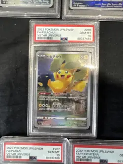 Pokemon sequentiel Pikachu Japonais-God Pack AR S12a VSTAR 205/172, PSA 10 X9 - Image 4