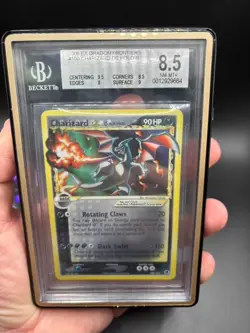 2006 Pokemon EX Dragon Frontiers Gold Star Charizard Holo BGS 8.5 (9.5, 9, 8.5 - Image 4