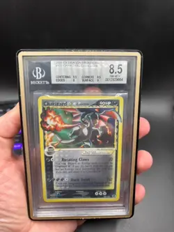 2006 Pokemon EX Dragon Frontiers Gold Star Charizard Holo BGS 8.5 (9.5, 9, 8.5 - Image 5