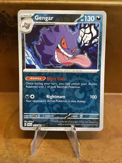 Gengar 057/091 - Paldean Fates - Reverse Holo Pokemon Card - Near Mint (NM) - Image 1