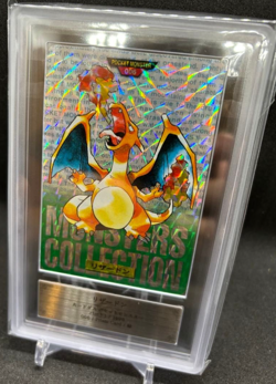 ARS 9 CHARIZARD 1996 Bandai Pokemon Carddass Green Prism Vending Part 1 Japan - Image 4