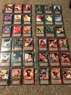 Dragon Ball Z TCG Score- 500 card nonfoil lot - Image 1